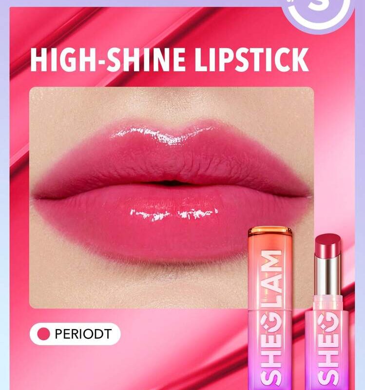 sheglam mirror kiss high shine lipstick