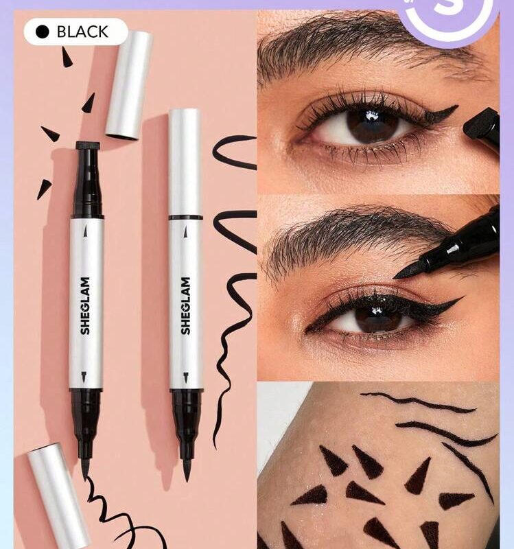 Sheglam Wing It waterproof liner duo BLACK