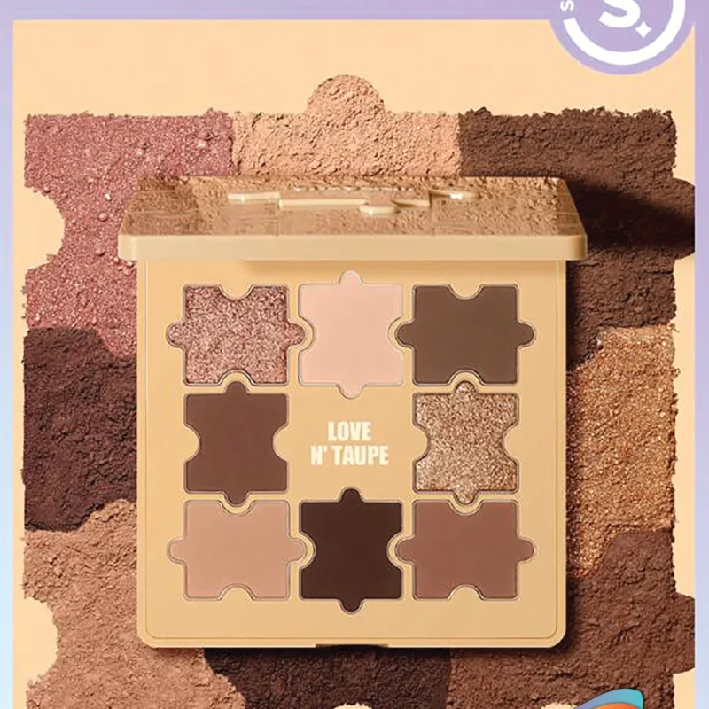 SHEGLAM JAZY JIGSAW EYESHADOW PALETTE LOVE NTAUPE