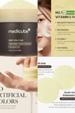 Medicube Deep Vita C Facial Pads, Vitamin C Toner Pads for Uneven Skin Tone, 500,000PPM of vitamin water & 3 types of vitamin, Hydrating & Resurfacing (70 sheets) - Image 2