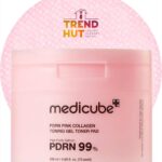 MEDICUBE PDRN Pink Collagen Toning Gel Toner Pad (70 Pads)