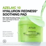 ANUA Azelaic 10 Hyaluron Redness Soothing 90Pads 230ml - Image 2