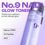 numbuzin No.9 NAD+ PDRN Glow Boosting Toner, Hydrating & Firming Toner for Wrinkles, Fine Lines & Dull Skin, Peptides & Salmon PDRN for Radiance, Korean Skincare 5.07 fl oz - Image 2
