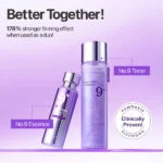 numbuzin No.9 NAD+ PDRN Glow Boosting Toner, Hydrating & Firming Toner for Wrinkles, Fine Lines & Dull Skin, Peptides & Salmon PDRN for Radiance, Korean Skincare 5.07 fl oz - Image 7
