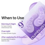 Numbuzin No.9 Eye Patches NAD+ Collagen Under Eye Patches Dark Circles - Image 9