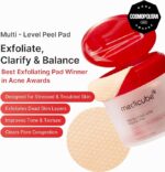 medicube Toner Pads Red Succinic Acid Panthenol Facial Peeling Pad | Exfoliating Toner Pad for Breakout-Prone Skin | Niacinamide, AHA, BHA, and Soothing Panthenol - Non-Comedogenic, 70 Pads (1 Pack) - Image 6
