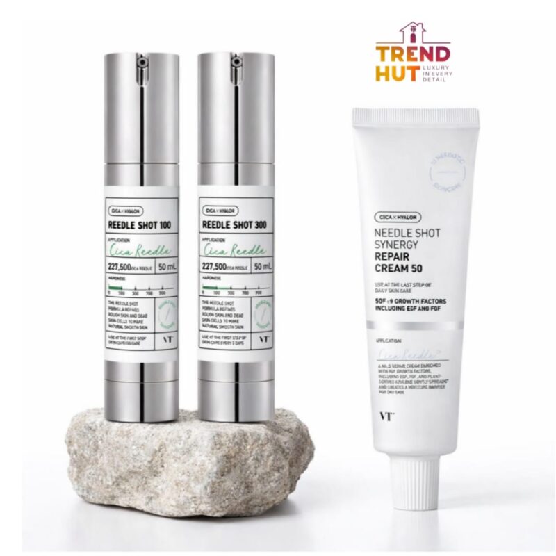 VT Reedle Shot Set (100 & 300) | 50ml Each | Microneedling Serum Duo