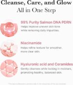 Medicube PDRN Pink Niacinamide Whip Cleanser 120g - Image 2