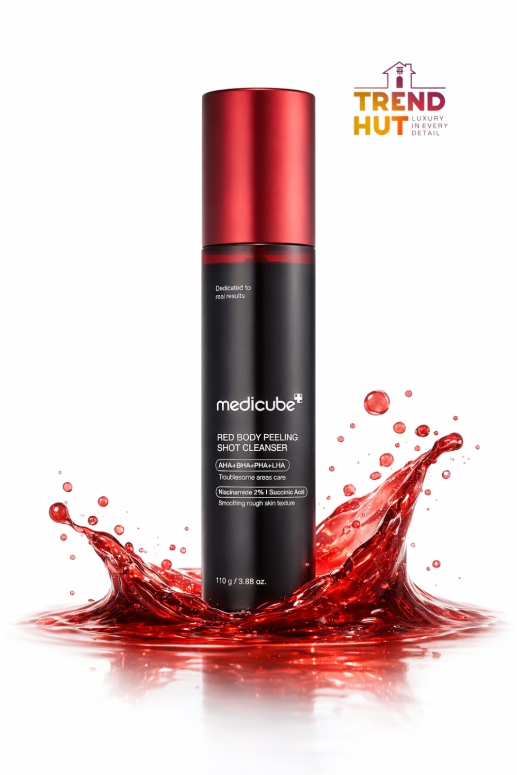 WhatsApp Image 2026-02-12 at 8.23.09 PM medicube - Red Body Peeling Shot, Strawberry Skin Body Spray Cleanser, AHA + BHA + Succinic Acid 110g - Image 1